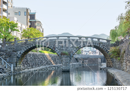 長崎縣長崎市：熱門旅遊景點、國家指定重要文化財產、眼鏡橋 125130717