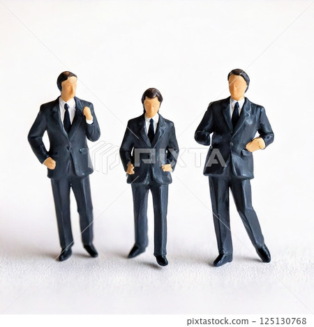 Walking businessman (AI generated image) 125130768