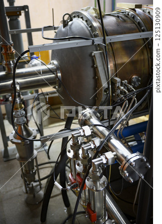 Fragment of an industrial high-voltage electron accelerator 125130909