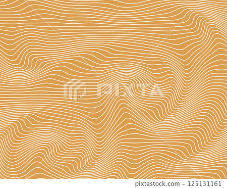 Abstract background with wavy lines. Golden and white vector pattern. Abstract background with wavy lines. Golden and white vector pattern. 125131161