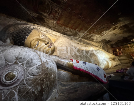 Dambulla Cave Temple, Reclining Buddha in the First Cave, World Heritage Site 125131163