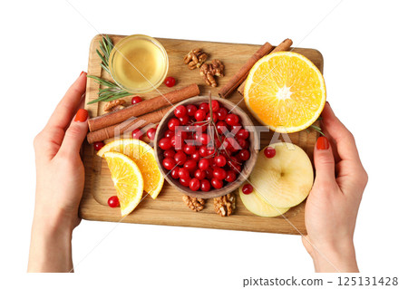 PNG, Mulled wine, spicy ingredients for drink, isolated on white background PNG, Mulled wine, spicy ingredients for drink, isolated on white background 125131428
