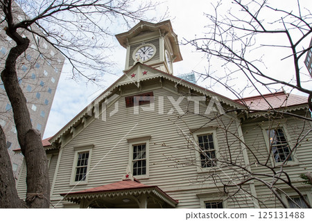 Sapporo clock tower Sapporo clock tower 125131488