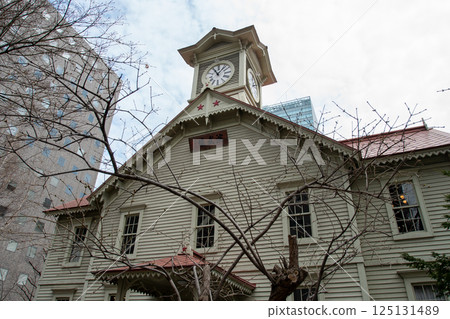 Sapporo clock tower 125131489