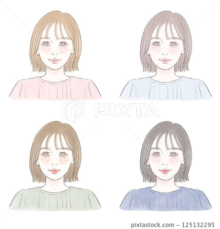 個性色彩女套裝 個性色彩女套裝 125132295