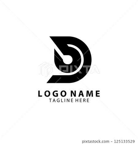 initial letter BD trendy logo design vector initial letter BD trendy logo design vector 125133529