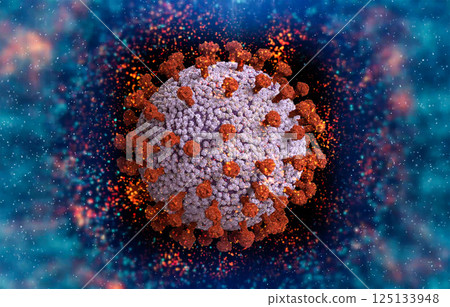 Coronavirus cell or covid-19 cell disease Coronavirus cell or covid-19 cell disease 125133948
