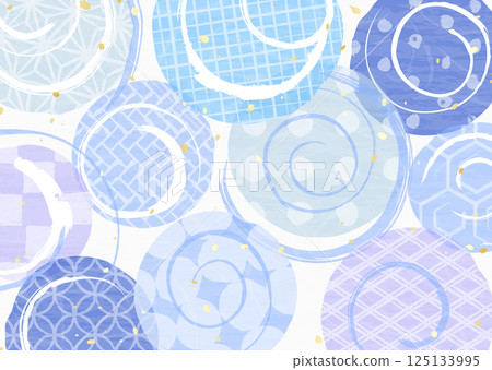 日本紙張紋理和各種日本圖案背景插圖 日本紙張紋理和各種日本圖案背景插圖 125133995