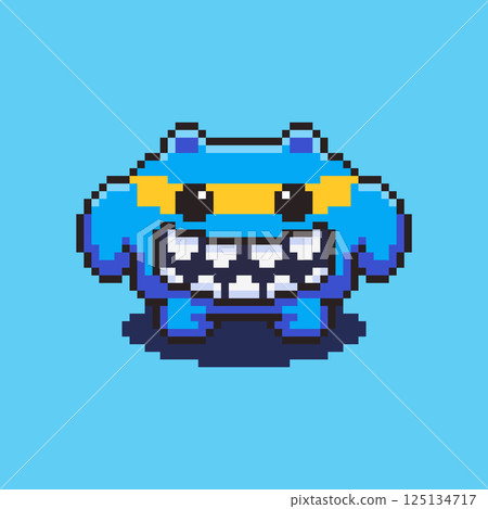 Pixel art Monster game asset design Pixel art Monster game asset design 125134717