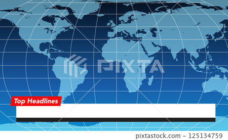 Global News Broadcast Background Illustration Global News Broadcast Background Illustration 125134759