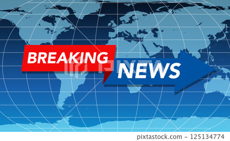 Breaking News Vector Illustration 125134774