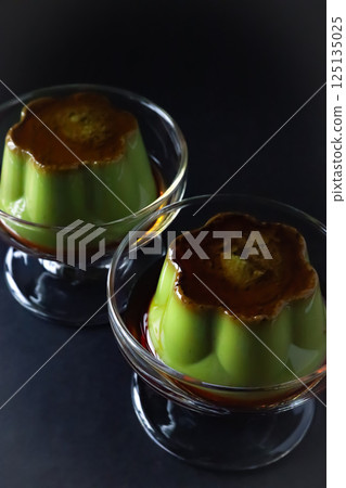 美味的抹茶布丁 125135025