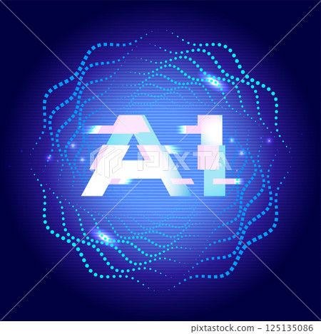 AI Spectrum Futuristic Graphic Flow AI Spectrum Futuristic Graphic Flow 125135086