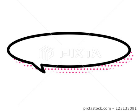 對話泡泡_圓圈_點_粉紅色 125135091