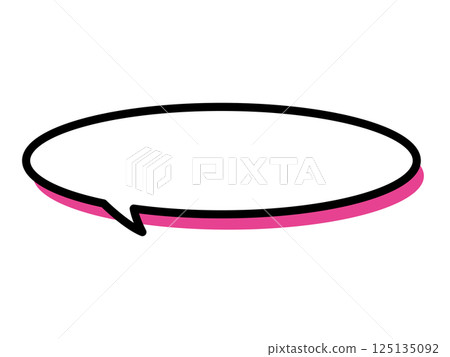 Speech bubble_circle_pink Speech bubble_circle_pink 125135092