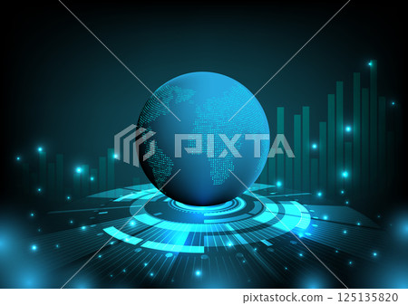 Stock market or forex trading graph and candlestick chart suitable for financial investment concept. Economy trends background for business idea and abstract finance background. Vector illustration. Stock market or forex trading graph and candlestick chart suitable for financial investment concept. Economy trends background for business idea and abstract finance background. Vector illustration. 125135820