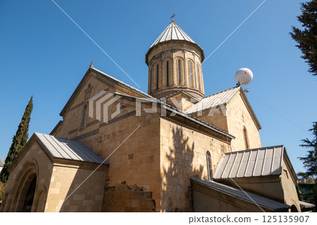 Sioni Cathedral of the Dormition Georgian Orthodox cathedral in historic Old Town of Tbilisi, the capital of Georgia 125135907