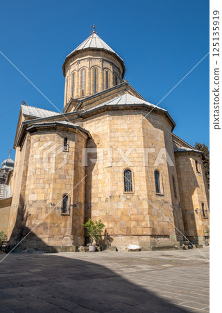 Sioni Cathedral of the Dormition Georgian Orthodox cathedral in historic Old Town of Tbilisi, the capital of Georgia 125135919