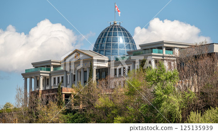 Ceremonial Palace of Georgia, Avlabari Presidential Residence and palace for state ceremonies in Tbilisi, Georgia 125135939