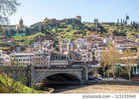 Cityscape view of Tbilisi, the capital of Georgia Cityscape view of Tbilisi, the capital of Georgia 125135940