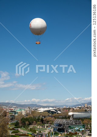 Cityscape view of Tbilisi, the capital of Georgia 125136186