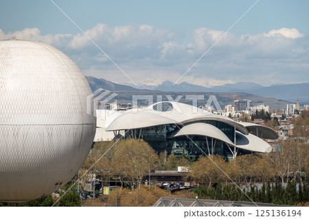 Cityscape view of Tbilisi, the capital of Georgia 125136194