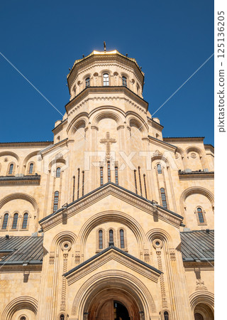Holy Trinity Cathedral of Tbilisi (Sameba), main cathedral of the Georgian Orthodox Church in Tbilisi, capital of Georgia 125136205