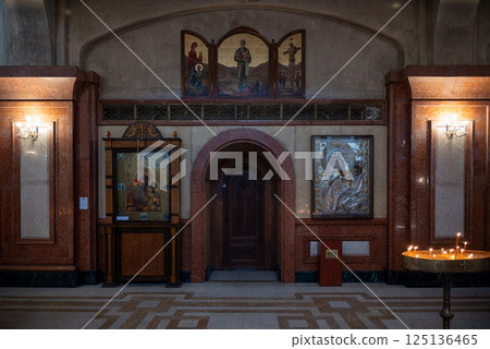 Holy Trinity Cathedral of Tbilisi (Sameba), main cathedral of the Georgian Orthodox Church in Tbilisi, capital of Georgia 125136465