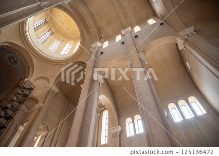 Holy Trinity Cathedral of Tbilisi (Sameba), main cathedral of the Georgian Orthodox Church in Tbilisi, capital of Georgia 125136472