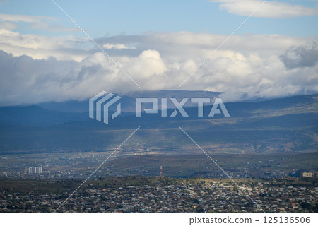Cityscape view of Tbilisi, the capital of Georgia 125136506