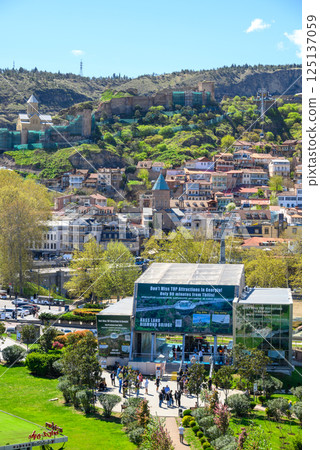 Cityscape view of Tbilisi, the capital of Georgia 125137059
