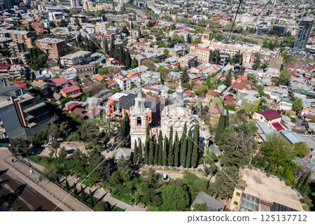 Cityscape view of Tbilisi, the capital of Georgia Cityscape view of Tbilisi, the capital of Georgia 125137712