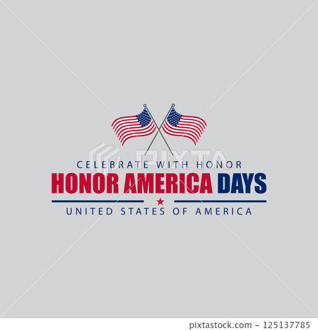 Celebrating the Red White and Blue Honor America Days in the United States Celebrating the Red White and Blue Honor America Days in the United States 125137785