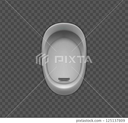 Airplane window, closed porthole inside view, vector realistic flight plane interior window and fuselage glass porthole 125137809