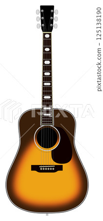 Acoustic Guitar Dreadnought Sunburst 125138190
