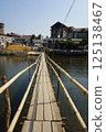 A dilapidated bridge in Laos 125138467