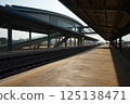 Platform at Vientiane Station, Laos 125138471