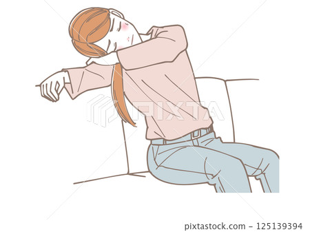 看起來很累的女人 看起來很累的女人 125139394