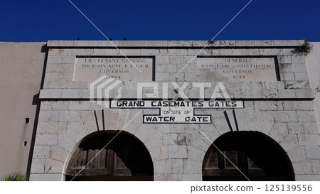 Grand Casemates Gates commemorating Lieutenant General Sir John Adye and General John Earl of 125139556