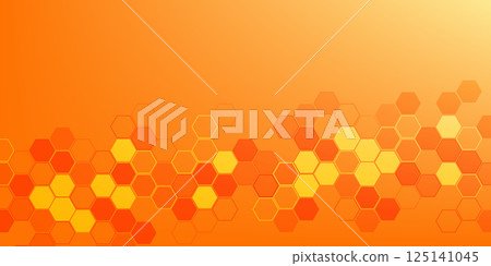 Structure molecule DNA, atom, neurons. Scientific banner collagen pink structure. Medical, technology, chemistry and scientific concept. Vector illustration 125141045