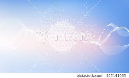 Quantum computing. Quantum processing. Artificial intelligence quantum computer technology concept. Future new technology for business or science presentation. Vector illustration. Quantum computing. Quantum processing. Artificial intelligence quantum computer technology concept. Future new technology for business or science presentation. Vector illustration. 125141065