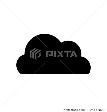 Cloud icon illustration Cloud icon illustration 125141829