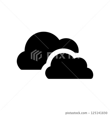 Cloud icon illustration Cloud icon illustration 125141830