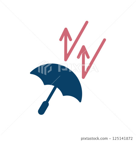 Icon illustration of UV protection Icon illustration of UV protection 125141872