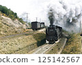 Showa era records revived in color: Kansai Main Line, switchback, steam locomotive speeding through Nakazaike signal station 125142567