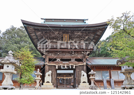 山口縣下關市龍王神社的樓門 125142961