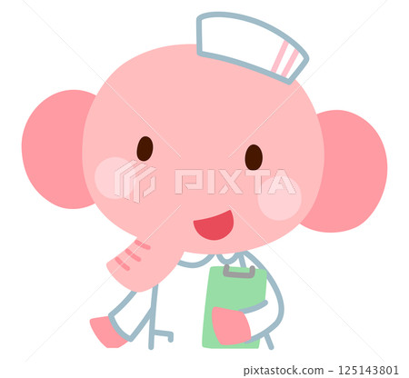 Elephant Nurse Doctor Elephant Nurse Doctor 125143801
