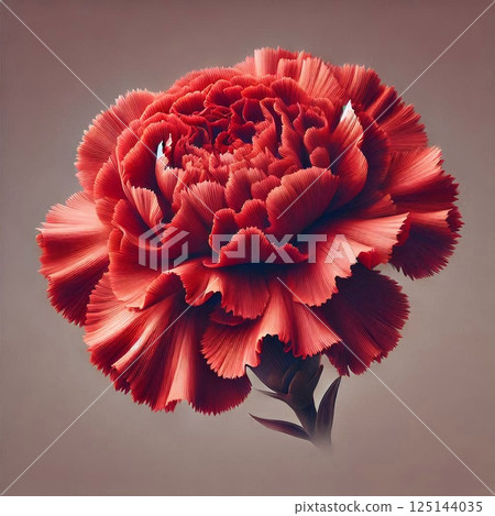 One car red carnation One car red carnation 125144035