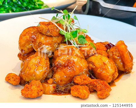 川菜：工博大香魚（大蝦炒辣椒） 125144955