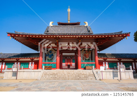 Shitennoji Temple, Middle Gate (Niomon Gate), Tennoji Ward, Osaka City 125145765